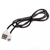 Кабель USB - Lightning 3.0А  1м  SKYWAY Черный в пакете